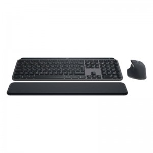 Teclado Logitech MX Keys S Bluetooth PT Graphite + Rato Óptico Logitech MX Master 3s Wireless/Bluetooth 8000DPI Graphite